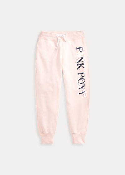 Ralph Lauren Pink Pony Fleece Sweatpant Dame Danmark (PAVQI7304)